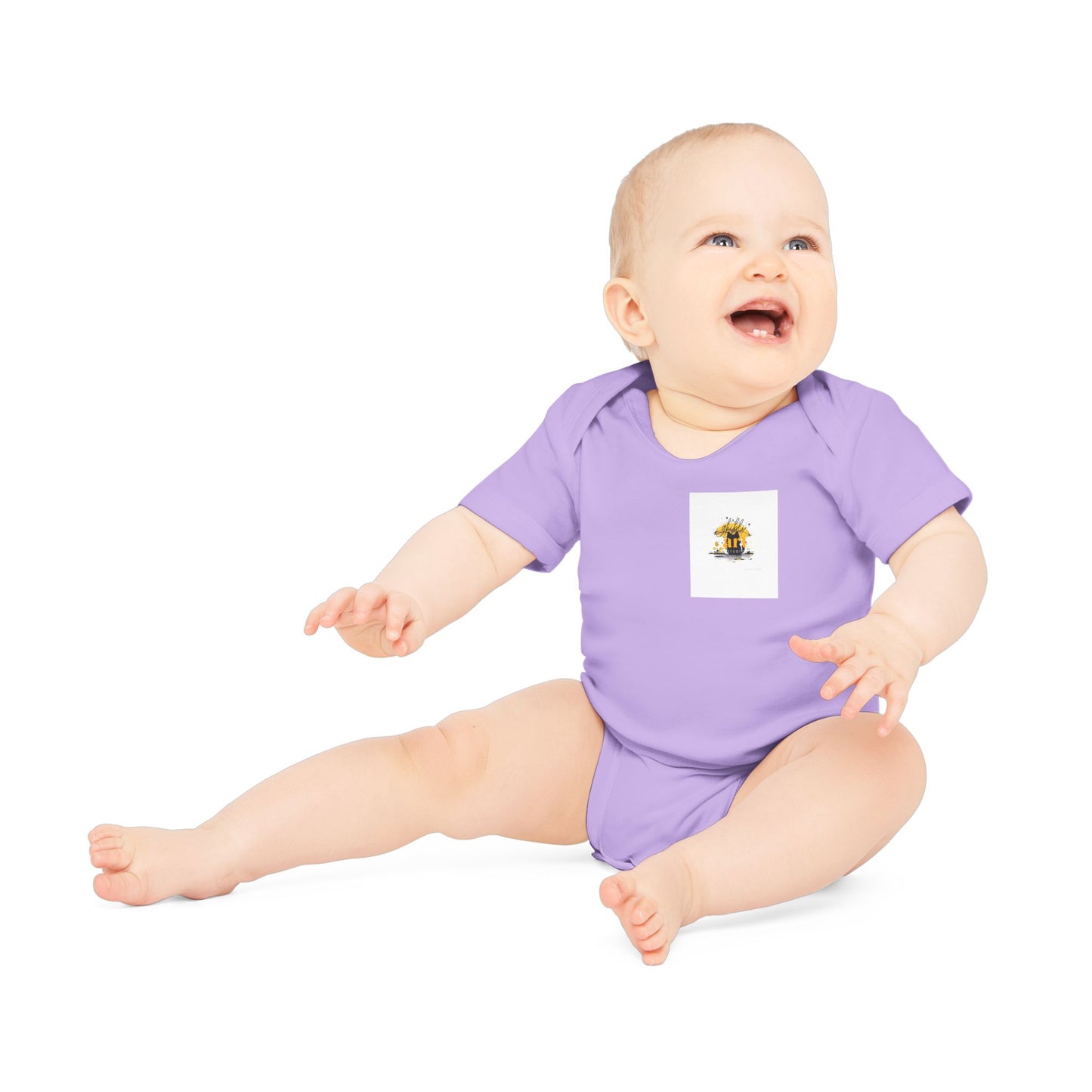 Baby Organic Bodysuit with Sweet Nature Imagery, Soft Infant Outfit, Newborn Gift, Eco-Friendly Babywear, Cute Toddler Apparel