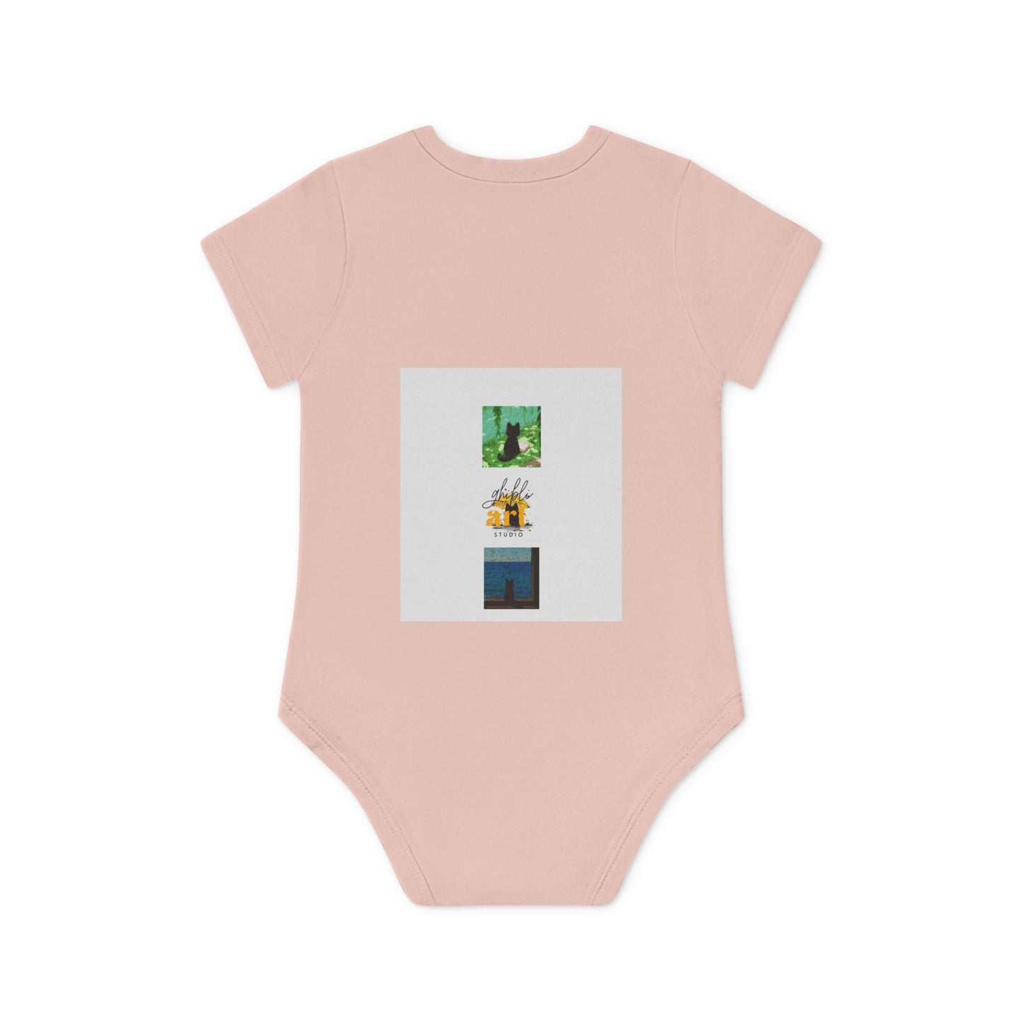 Baby Organic Bodysuit with Sweet Nature Imagery, Soft Infant Outfit, Newborn Gift, Eco-Friendly Babywear, Cute Toddler Apparel