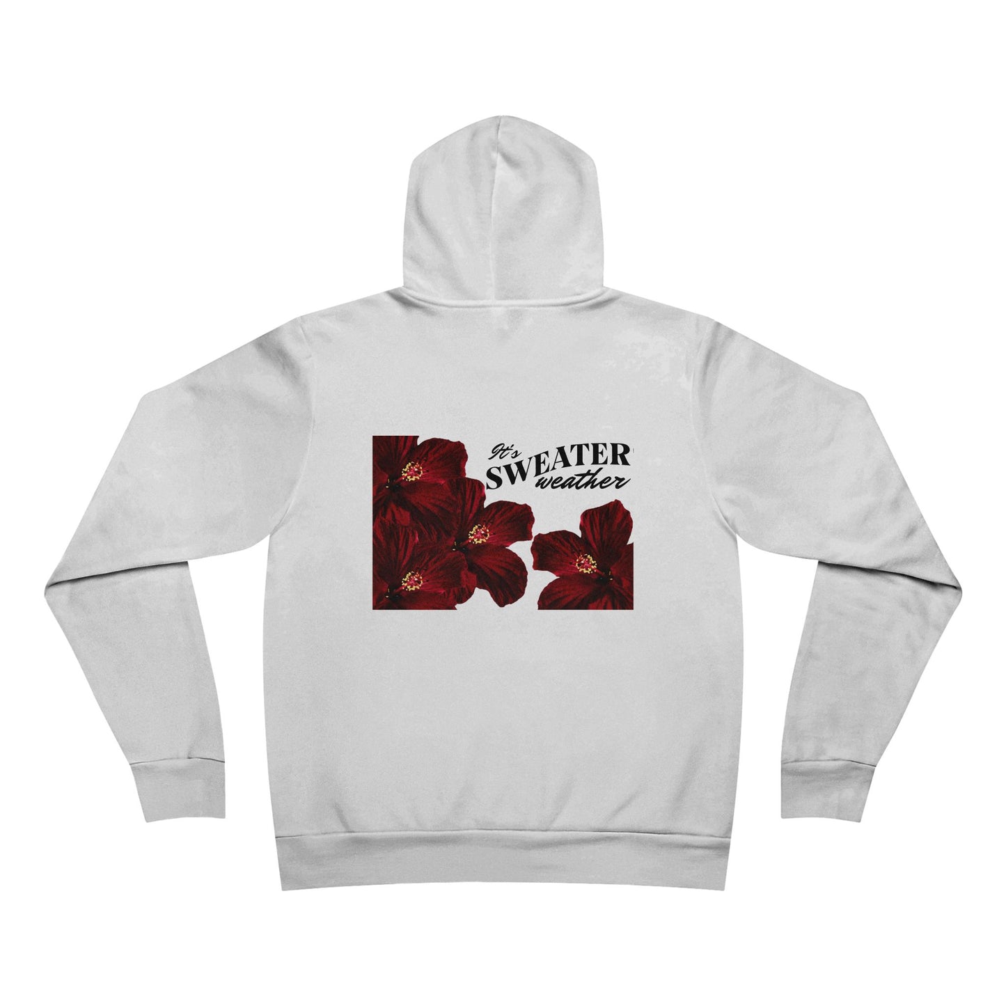 Floral Hipster Hoodie, Casual Pullover, Cozy Sweatshirt, Autumn Wardrobe, Perfect Gift for Her