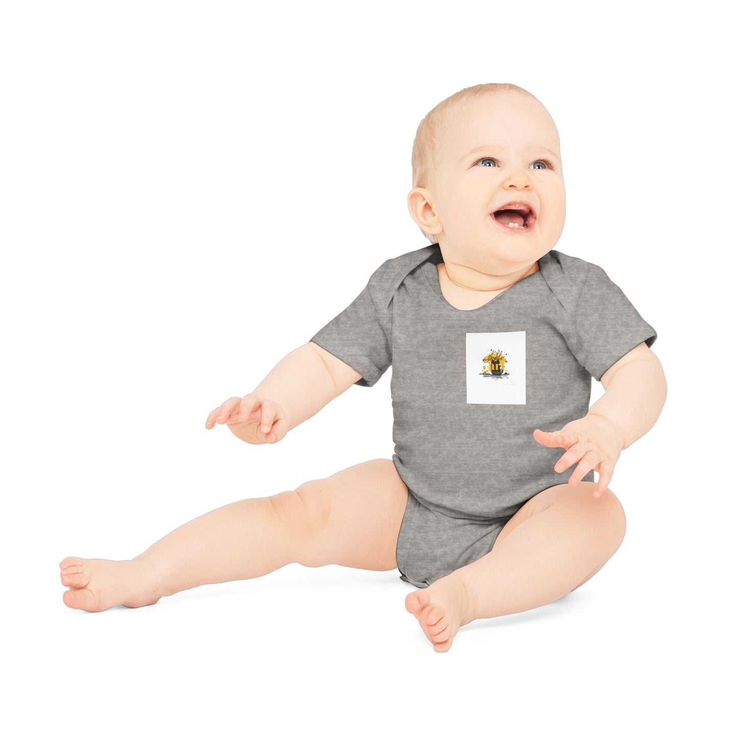 Baby Organic Bodysuit with Sweet Nature Imagery, Soft Infant Outfit, Newborn Gift, Eco-Friendly Babywear, Cute Toddler Apparel