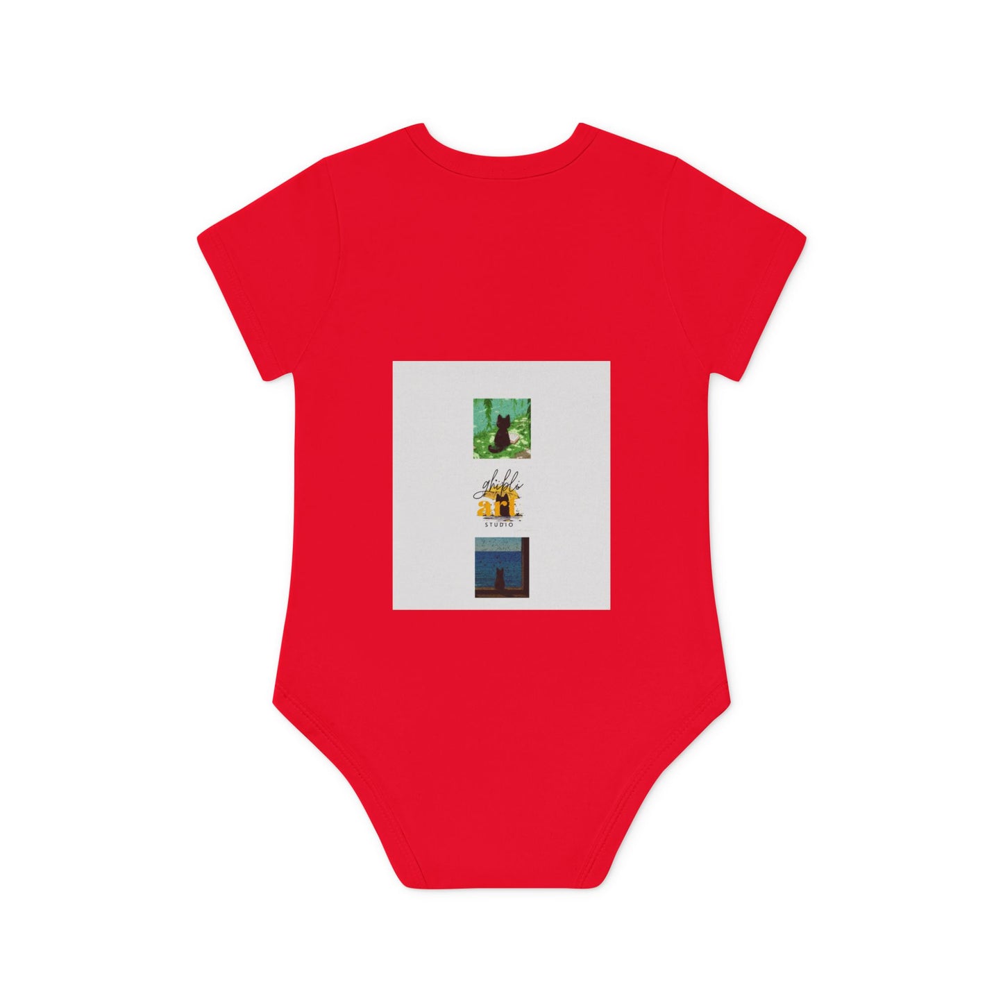 Baby Organic Bodysuit with Sweet Nature Imagery, Soft Infant Outfit, Newborn Gift, Eco-Friendly Babywear, Cute Toddler Apparel