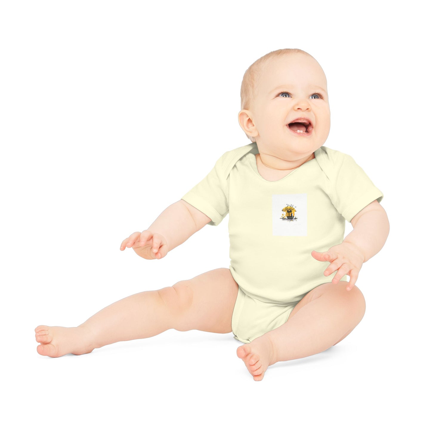 Baby Organic Bodysuit with Sweet Nature Imagery, Soft Infant Outfit, Newborn Gift, Eco-Friendly Babywear, Cute Toddler Apparel