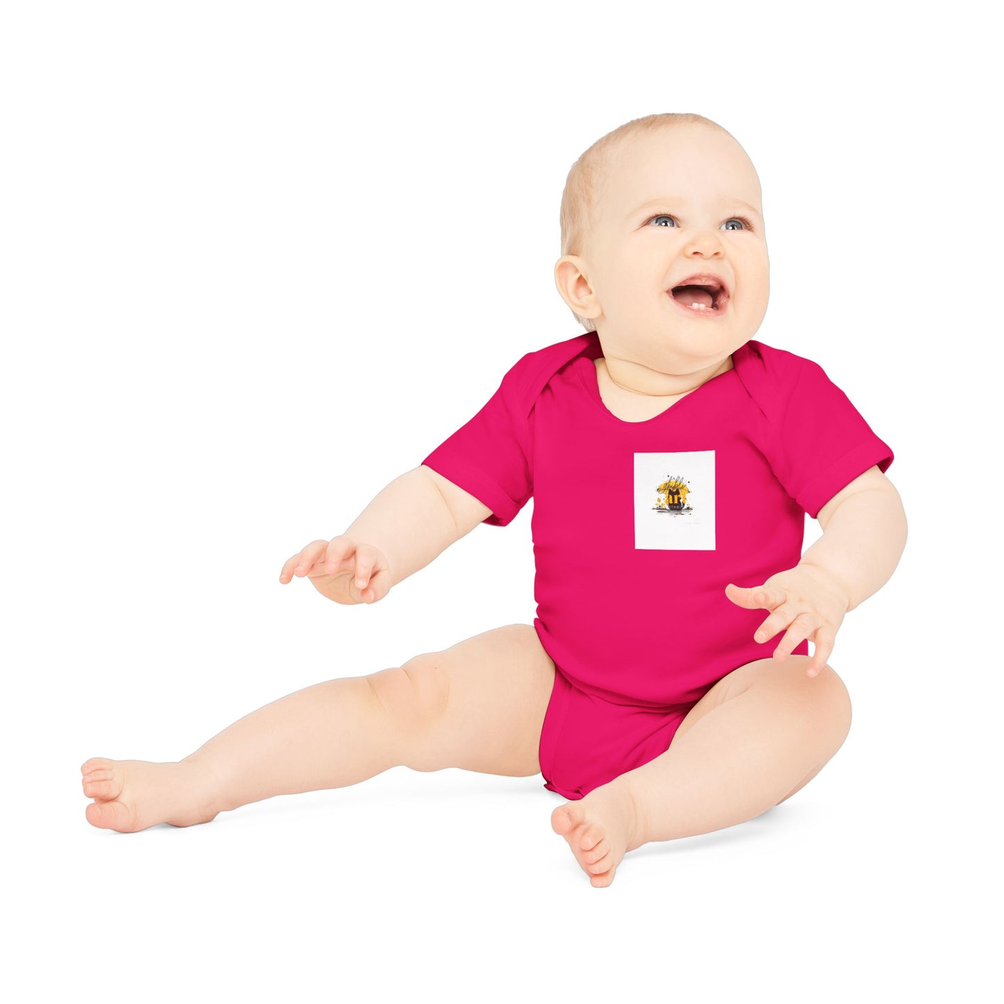 Baby Organic Bodysuit with Sweet Nature Imagery, Soft Infant Outfit, Newborn Gift, Eco-Friendly Babywear, Cute Toddler Apparel