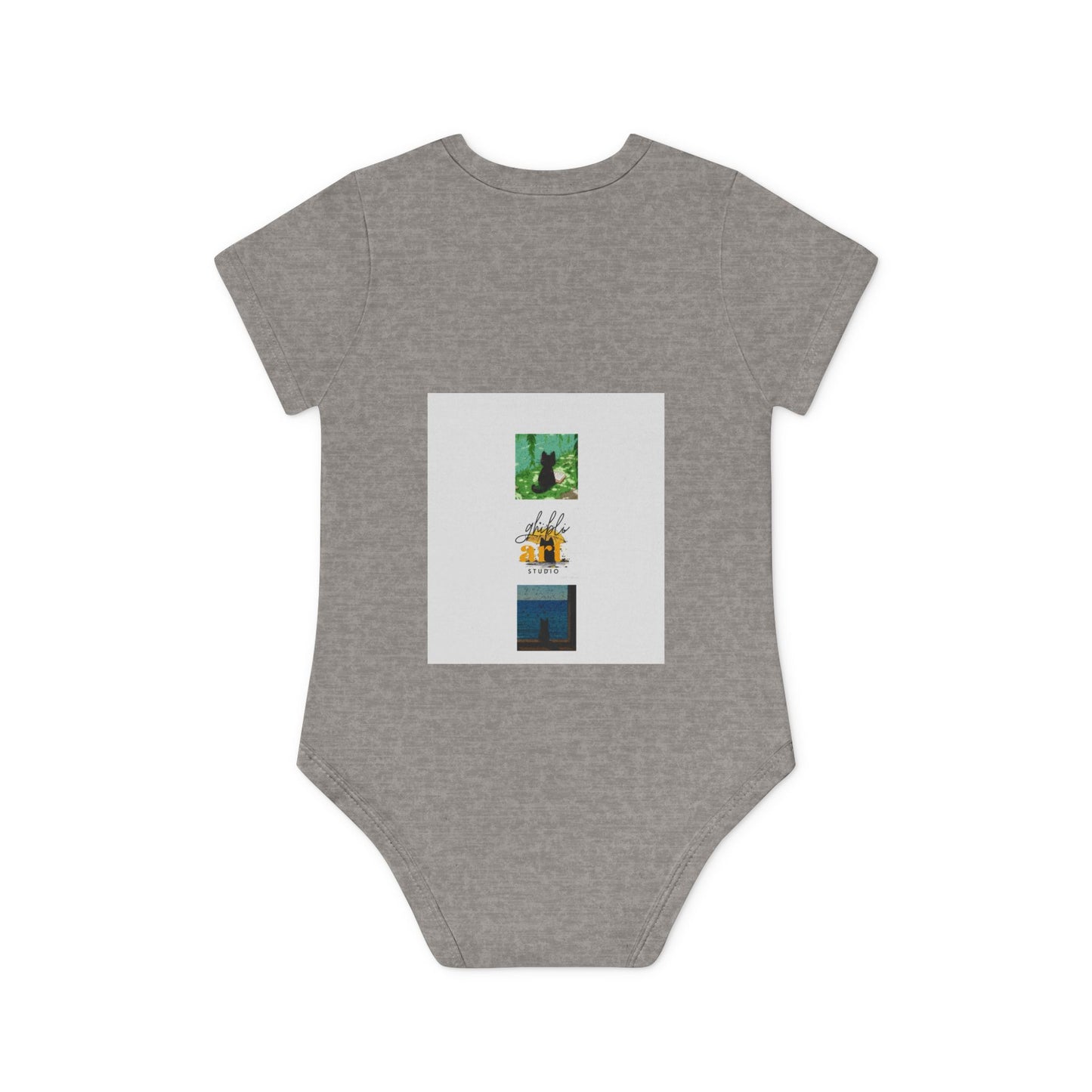 Baby Organic Bodysuit with Sweet Nature Imagery, Soft Infant Outfit, Newborn Gift, Eco-Friendly Babywear, Cute Toddler Apparel