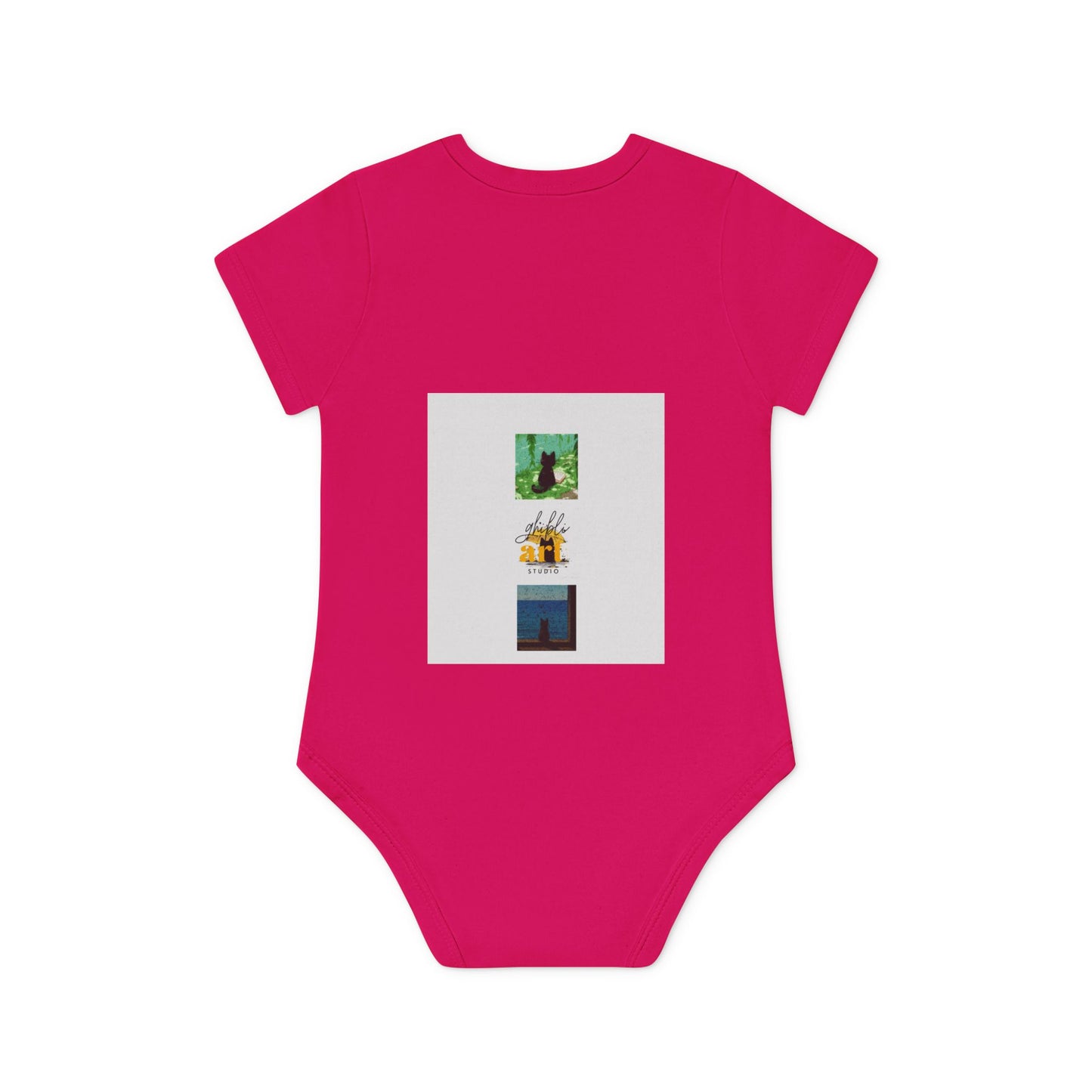 Baby Organic Bodysuit with Sweet Nature Imagery, Soft Infant Outfit, Newborn Gift, Eco-Friendly Babywear, Cute Toddler Apparel