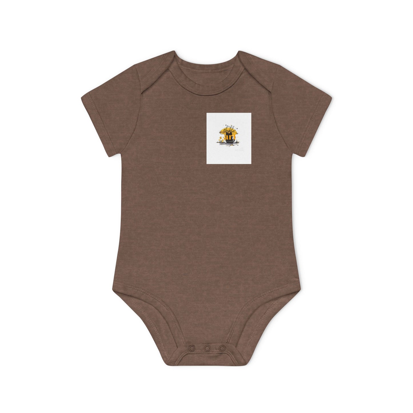 Baby Organic Bodysuit with Sweet Nature Imagery, Soft Infant Outfit, Newborn Gift, Eco-Friendly Babywear, Cute Toddler Apparel