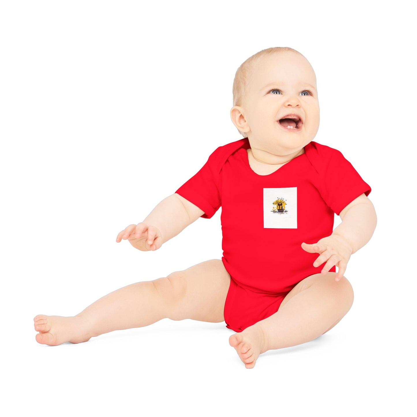 Baby Organic Bodysuit with Sweet Nature Imagery, Soft Infant Outfit, Newborn Gift, Eco-Friendly Babywear, Cute Toddler Apparel
