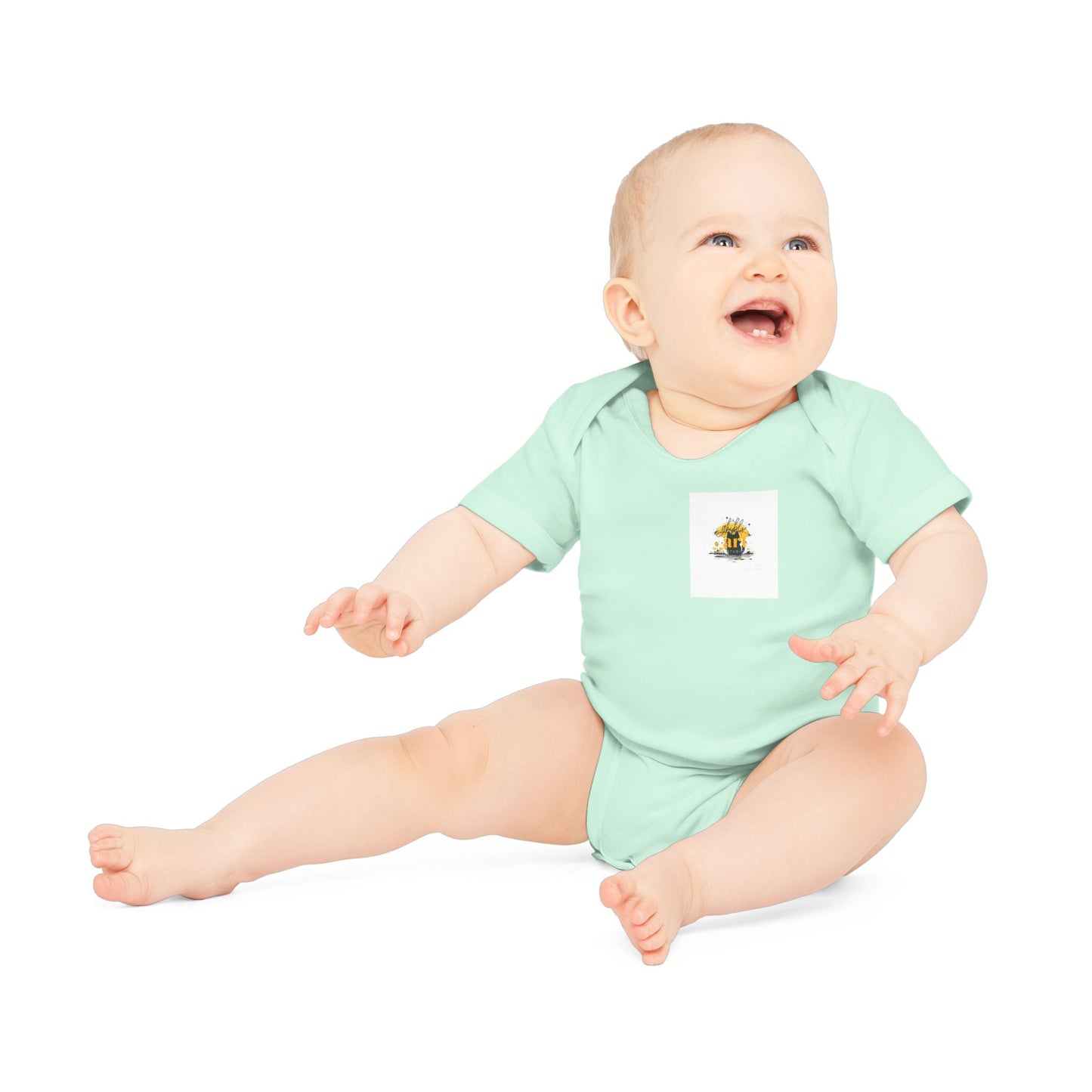 Baby Organic Bodysuit with Sweet Nature Imagery, Soft Infant Outfit, Newborn Gift, Eco-Friendly Babywear, Cute Toddler Apparel