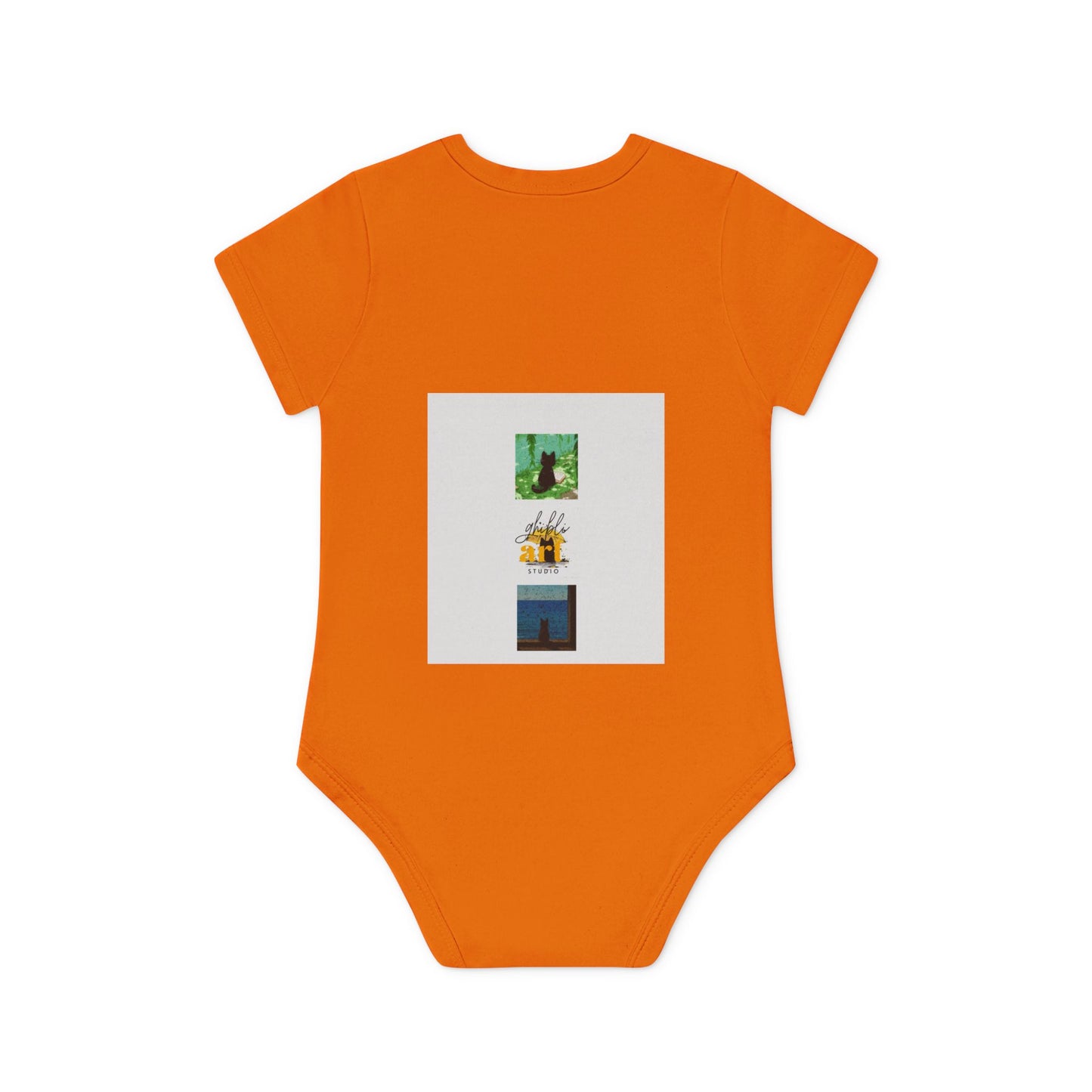 Baby Organic Bodysuit with Sweet Nature Imagery, Soft Infant Outfit, Newborn Gift, Eco-Friendly Babywear, Cute Toddler Apparel