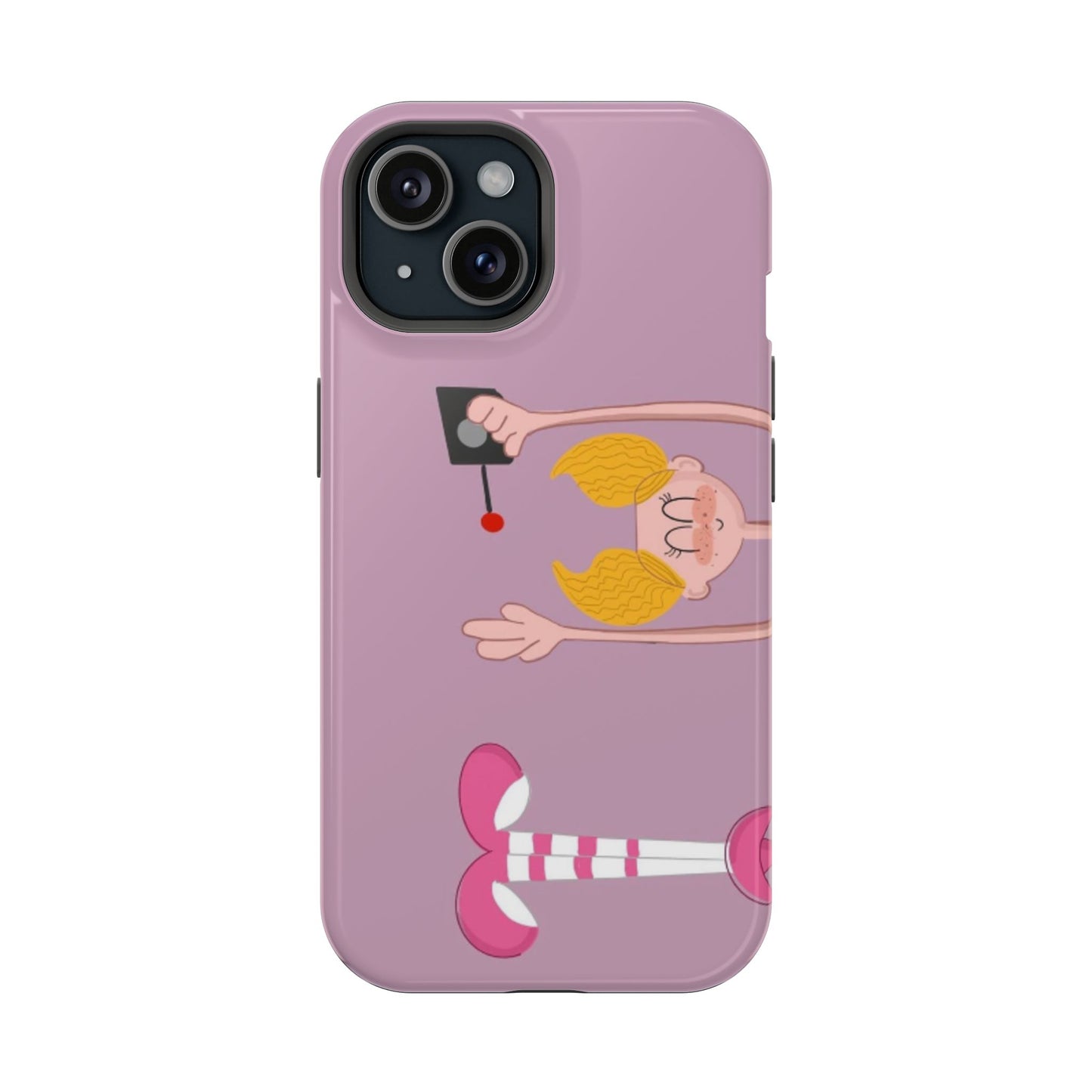 Playful Magnetic Phone Case for Cartoon Lovers, Cute Cell Phone Cover, Fun Gift for Kids, Unique Tech Accessory, Birthday Present