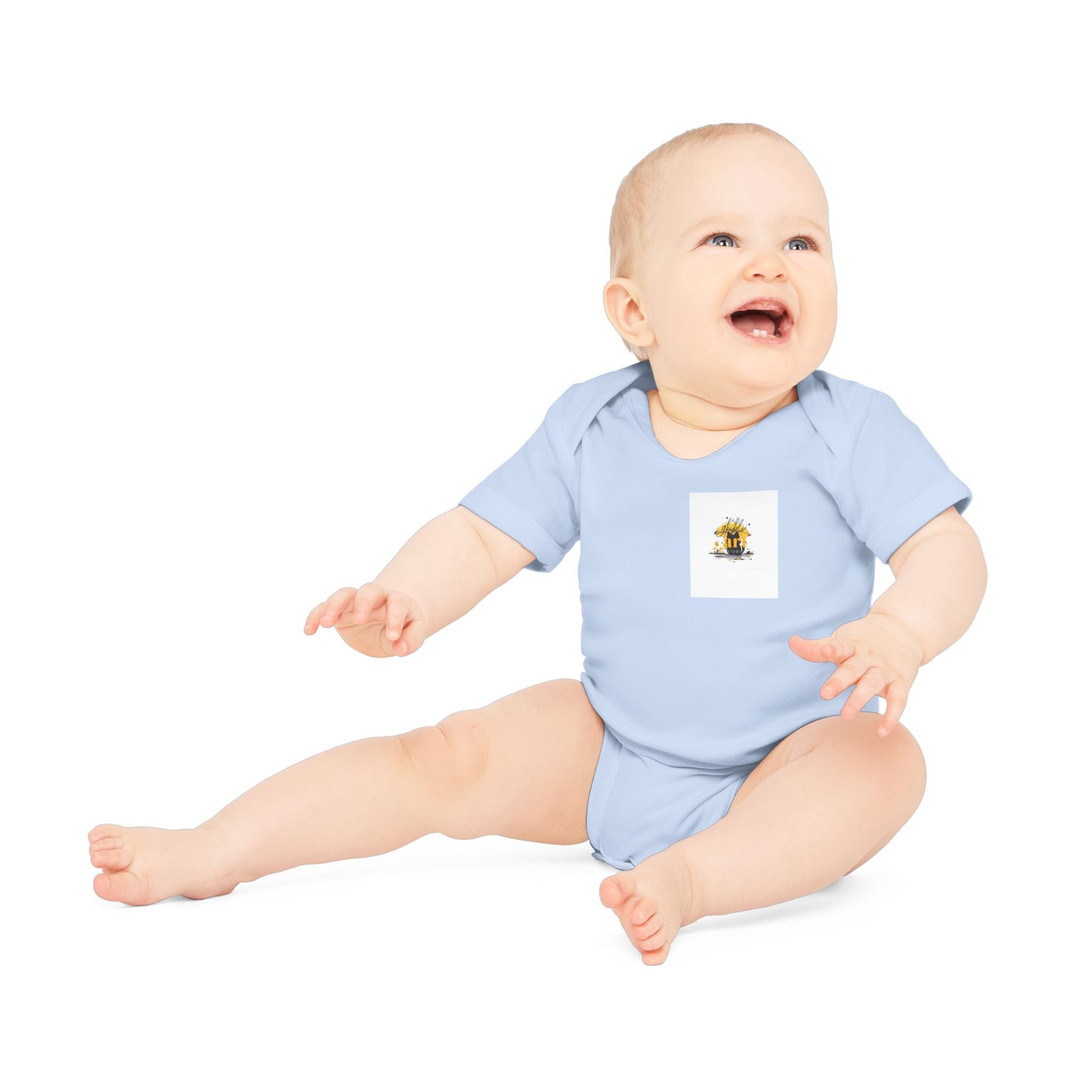 Baby Organic Bodysuit with Sweet Nature Imagery, Soft Infant Outfit, Newborn Gift, Eco-Friendly Babywear, Cute Toddler Apparel