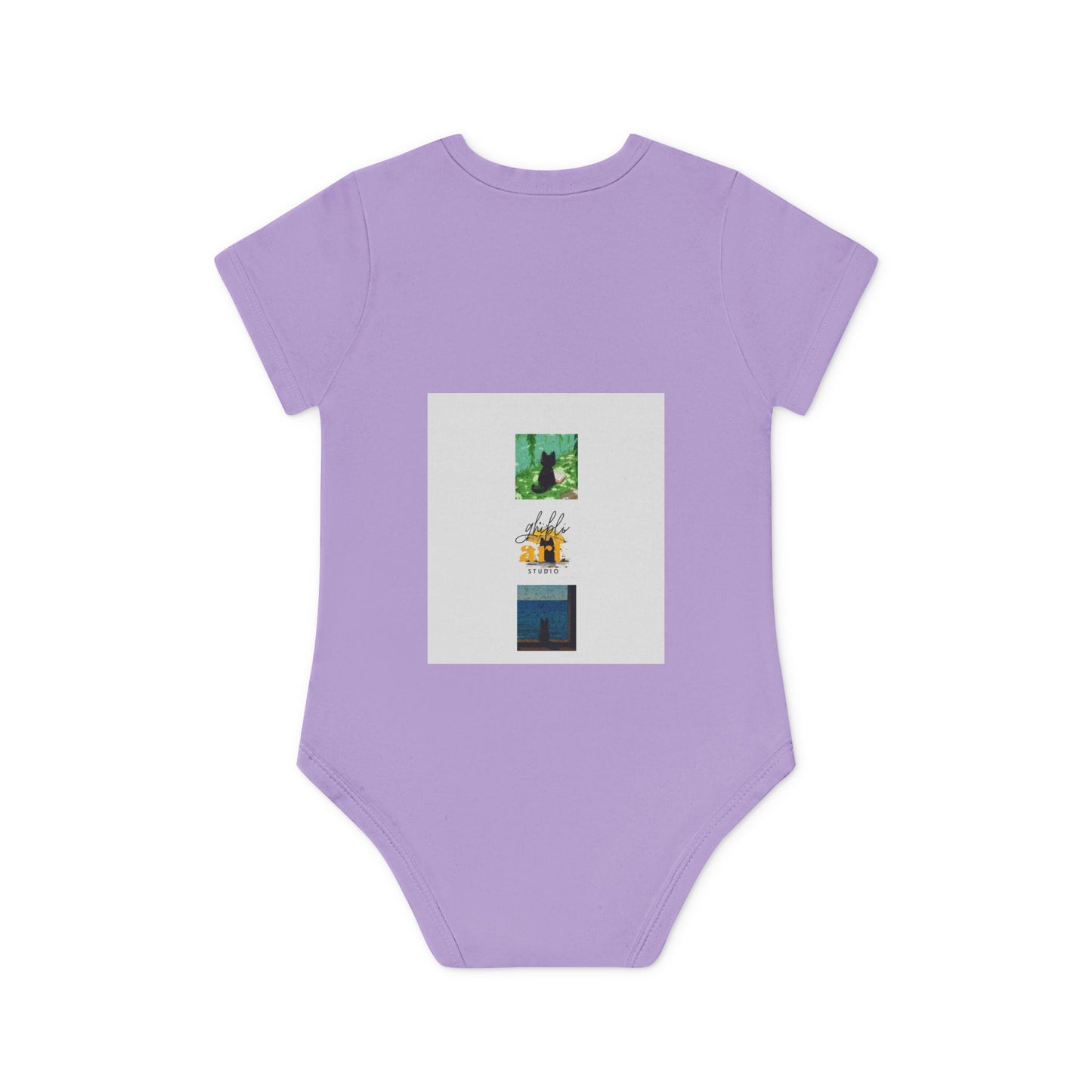 Baby Organic Bodysuit with Sweet Nature Imagery, Soft Infant Outfit, Newborn Gift, Eco-Friendly Babywear, Cute Toddler Apparel