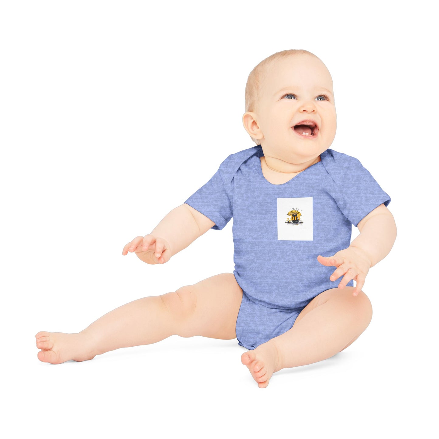 Baby Organic Bodysuit with Sweet Nature Imagery, Soft Infant Outfit, Newborn Gift, Eco-Friendly Babywear, Cute Toddler Apparel