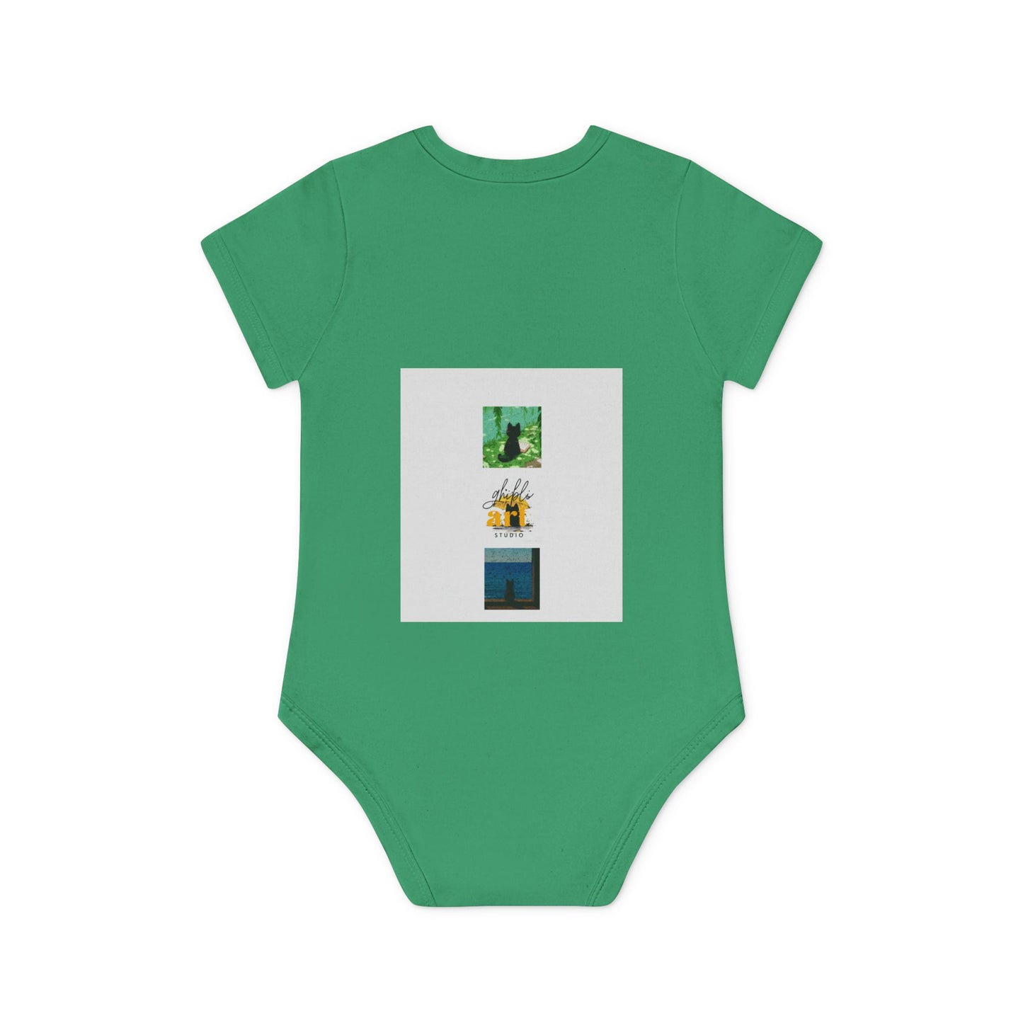 Baby Organic Bodysuit with Sweet Nature Imagery, Soft Infant Outfit, Newborn Gift, Eco-Friendly Babywear, Cute Toddler Apparel