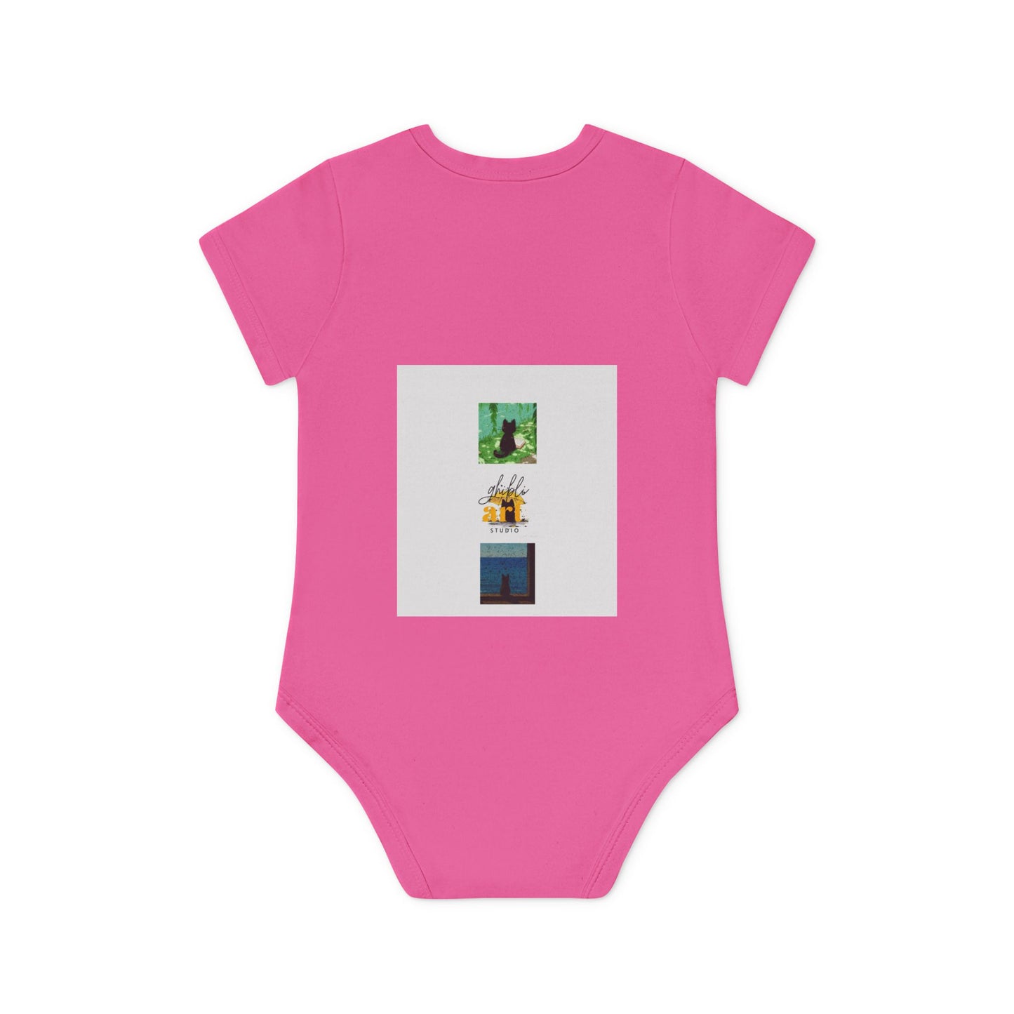 Baby Organic Bodysuit with Sweet Nature Imagery, Soft Infant Outfit, Newborn Gift, Eco-Friendly Babywear, Cute Toddler Apparel