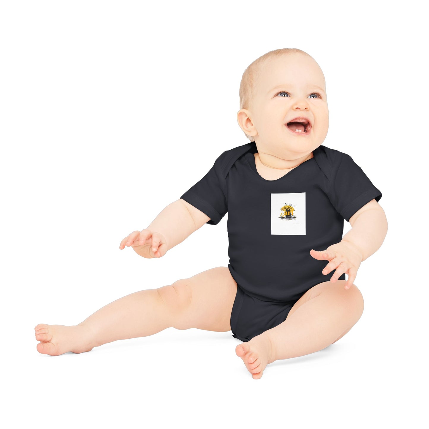 Baby Organic Bodysuit with Sweet Nature Imagery, Soft Infant Outfit, Newborn Gift, Eco-Friendly Babywear, Cute Toddler Apparel