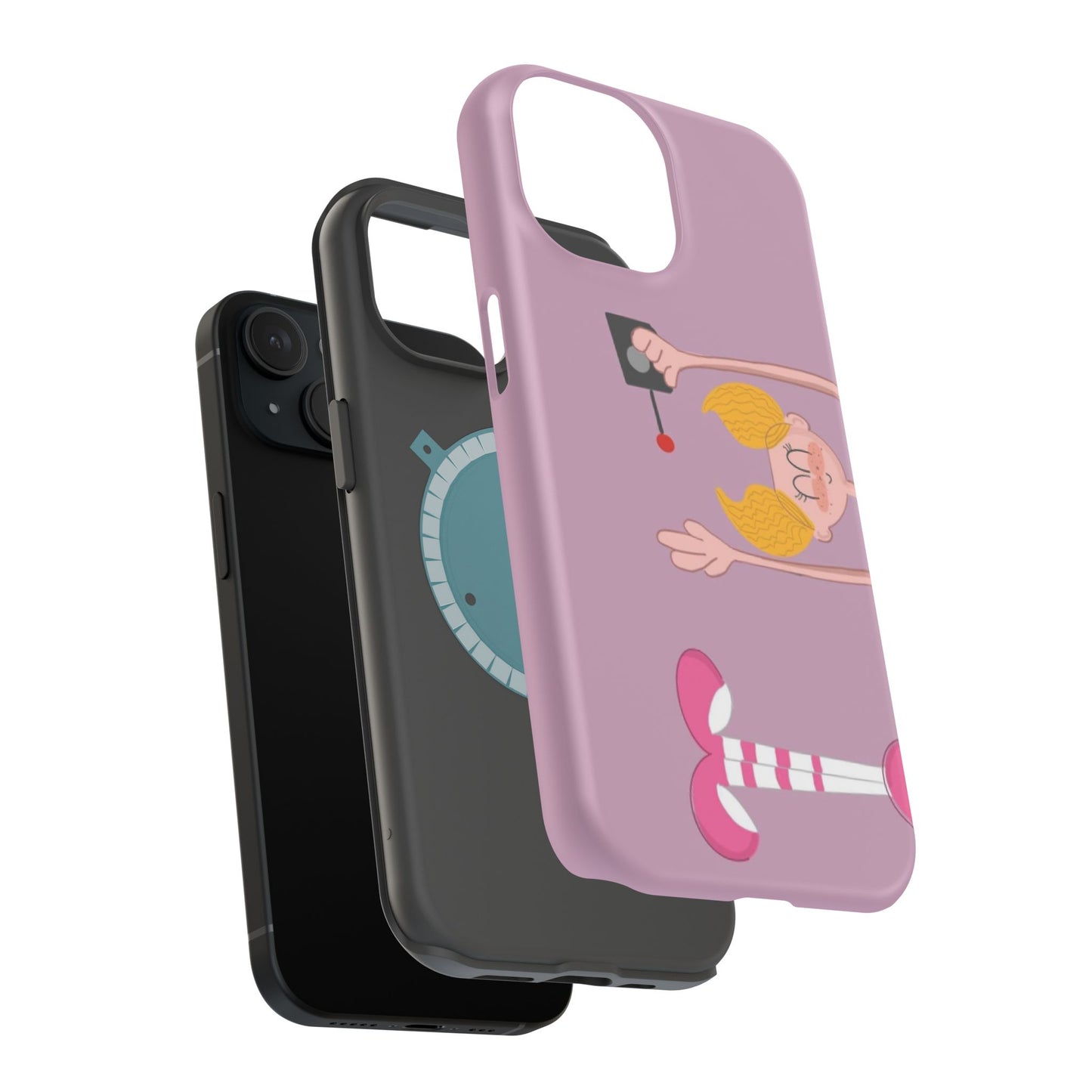 Playful Magnetic Phone Case for Cartoon Lovers, Cute Cell Phone Cover, Fun Gift for Kids, Unique Tech Accessory, Birthday Present