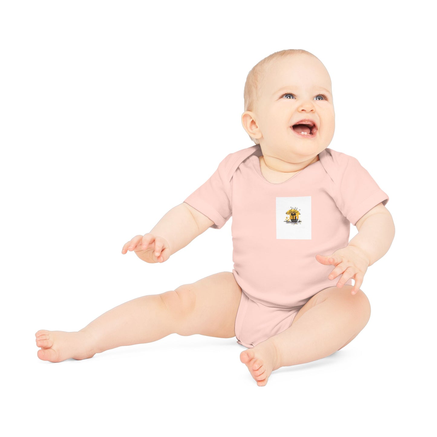 Baby Organic Bodysuit with Sweet Nature Imagery, Soft Infant Outfit, Newborn Gift, Eco-Friendly Babywear, Cute Toddler Apparel