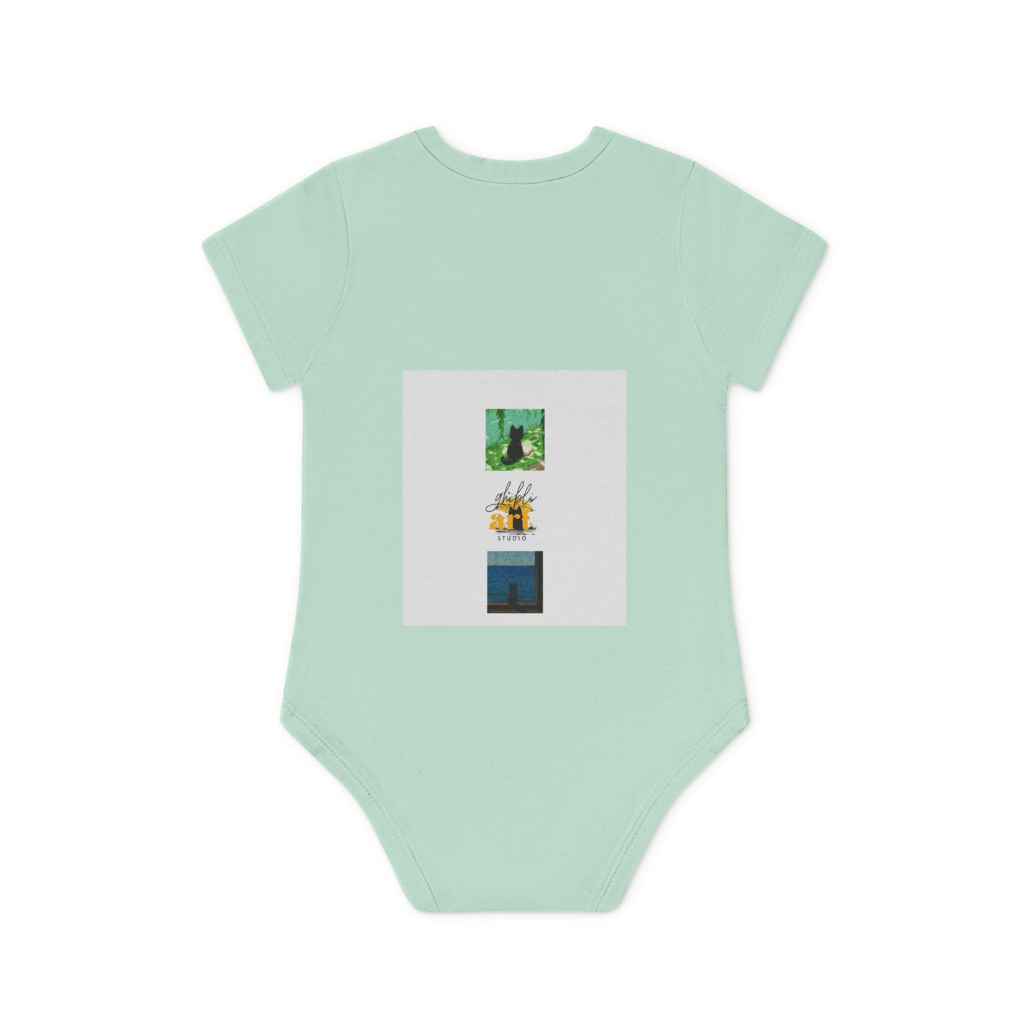 Baby Organic Bodysuit with Sweet Nature Imagery, Soft Infant Outfit, Newborn Gift, Eco-Friendly Babywear, Cute Toddler Apparel