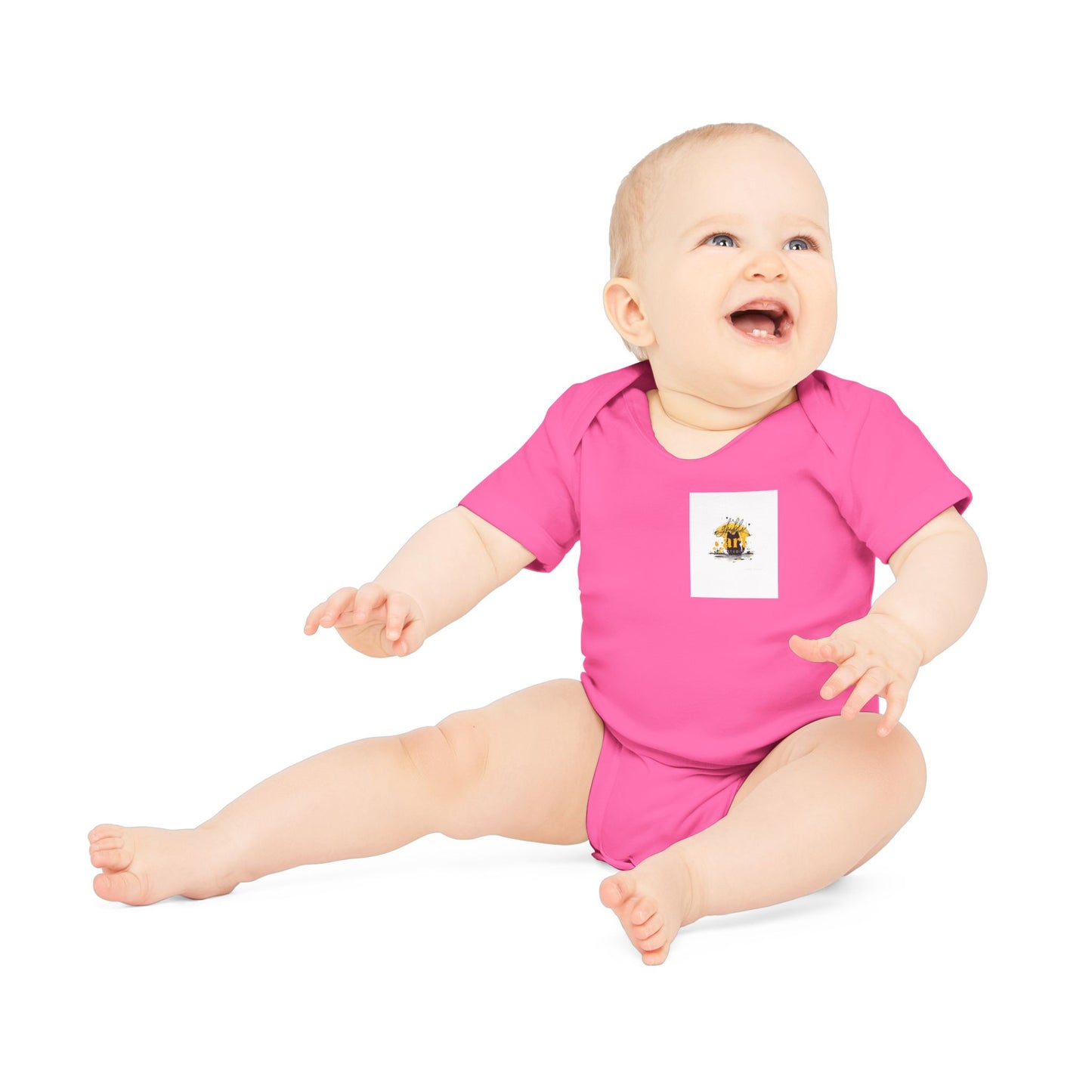 Baby Organic Bodysuit with Sweet Nature Imagery, Soft Infant Outfit, Newborn Gift, Eco-Friendly Babywear, Cute Toddler Apparel